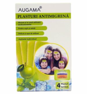 Plasturi antimigrena Augama 4 buc/cutie