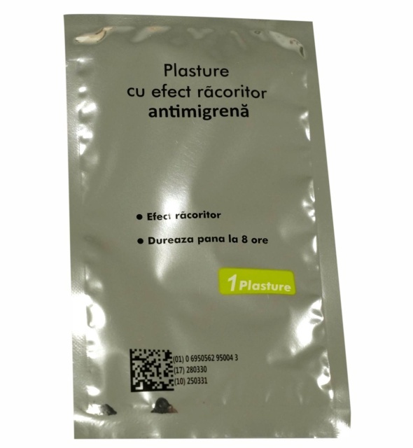 Plasturi antimigrena Augama 4 buc/cutie