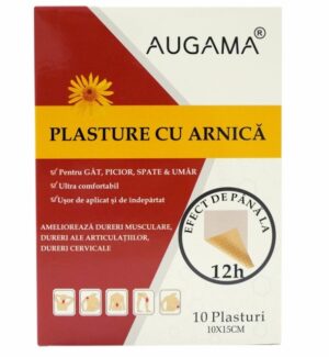 Plasturi cu arnica 10*15cm Augama 10 buc/cutie
