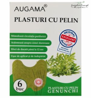 Plasturi cu pelin pentru genunchi Augama 6 buc/cutie