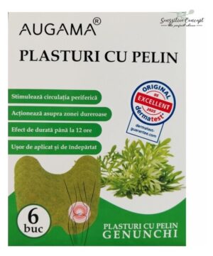 Plasturi cu pelin pentru genunchi Augama 6 buc/cutie