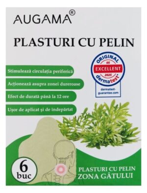Plasturi cu pelin pentru zona gatului Augama 6 buc/cutie