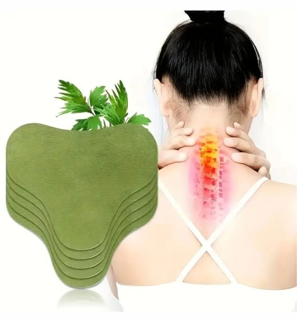 Plasturi cu pelin pentru zona gatului Augama 6 buc/cutie