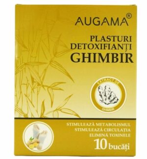 Plasturi detoxifianti cu ghimbir Augama 10 buc/cutie