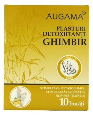 Plasturi detoxifianti cu ghimbir Augama 10 buc/cutie