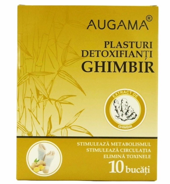 Plasturi detoxifianti cu ghimbir Augama 10 buc/cutie